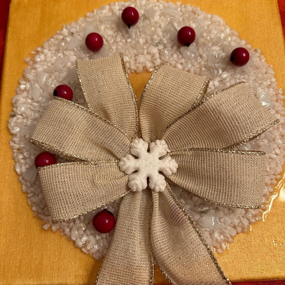 Glass Resin Wreath